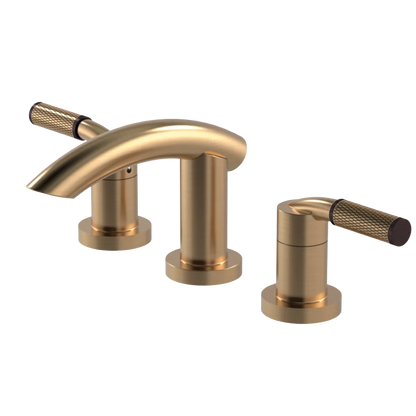 Rubinet Widespread Lav. Set. (less drain) Satin Gold
