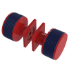 Rubinet Shower Door Knob (set) Red