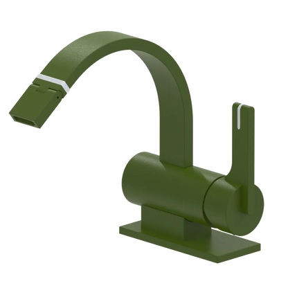 Rubinet Single Control Bidet Fitting (less drain) Green Envy