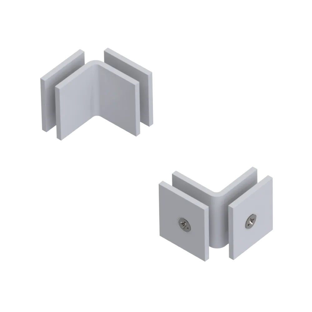 Rubinet 90 Glass to Glass Open Face White