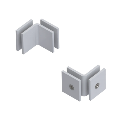 Rubinet 90 Glass to Glass Open Face White