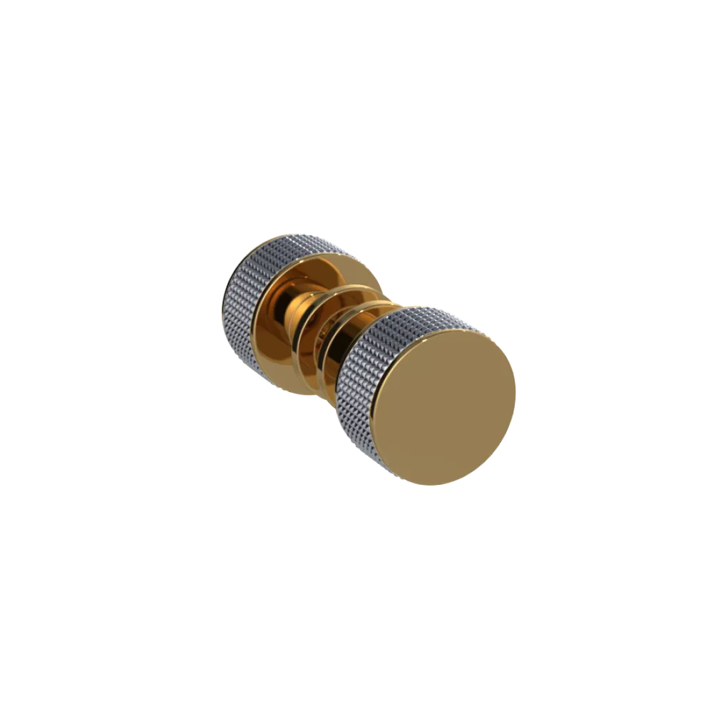 Rubinet Shower Door Knob (set) Gold