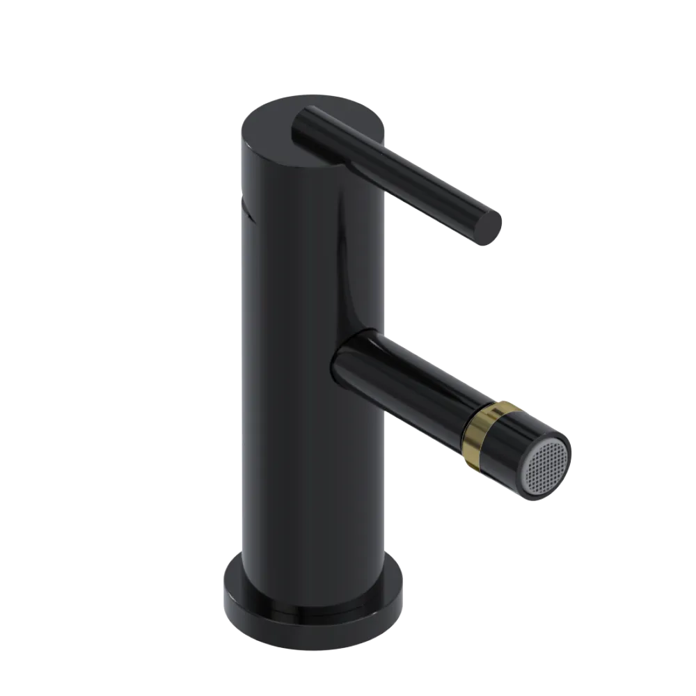 Rubinet Single Control Bidet Fitting (less drain) Black