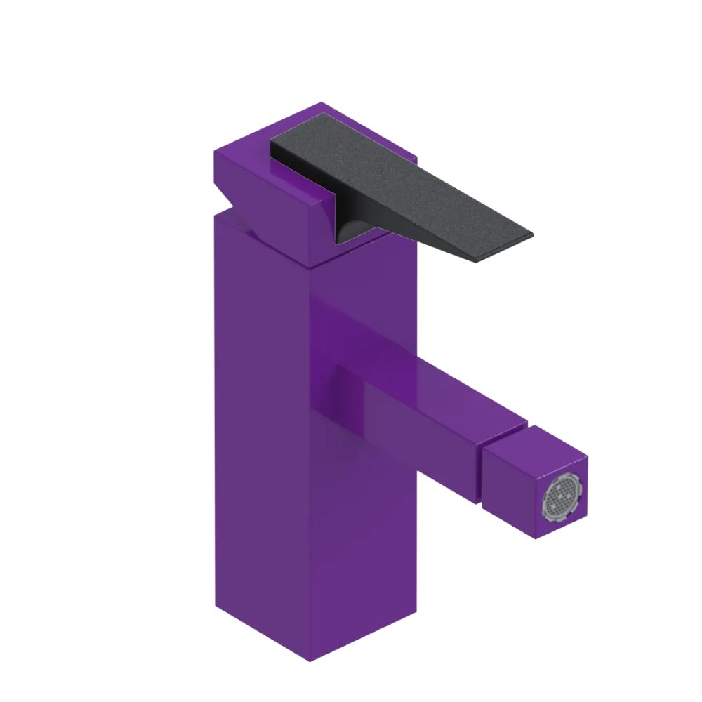 Rubinet Single Control Bidet Fitting (less drain) Purple Haze