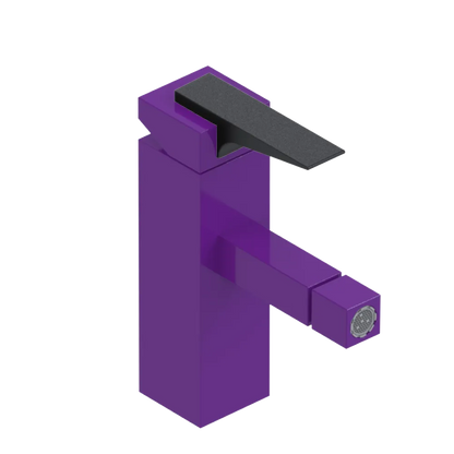 Rubinet Single Control Bidet Fitting (less drain) Purple Haze
