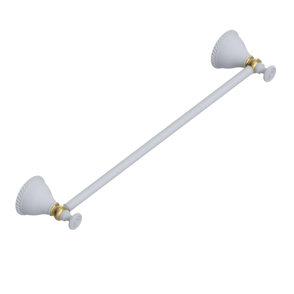 Rubinet Towel Bar 24" Matt White