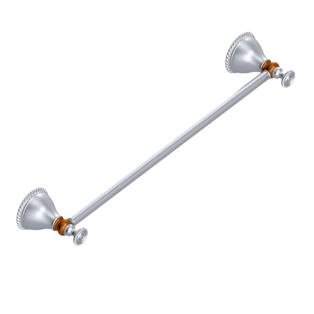 Rubinet Towel Bar 18" Satin Chrome