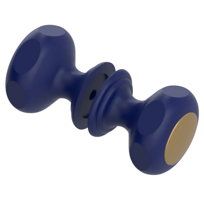 Rubinet Shower Door Knob (set) Midnight Blue