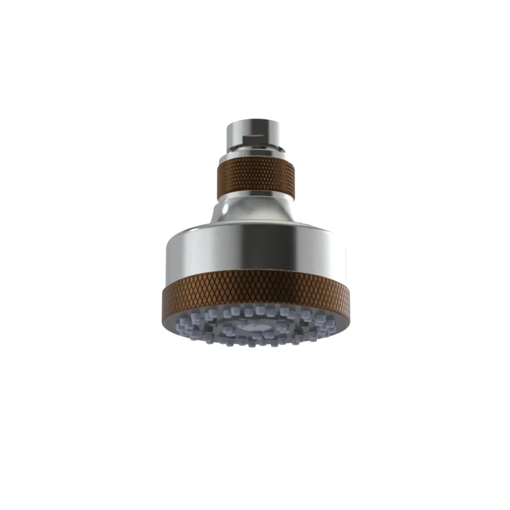 Rubinet 3 FUNCTION SHOWER HEAD Satin Nickel