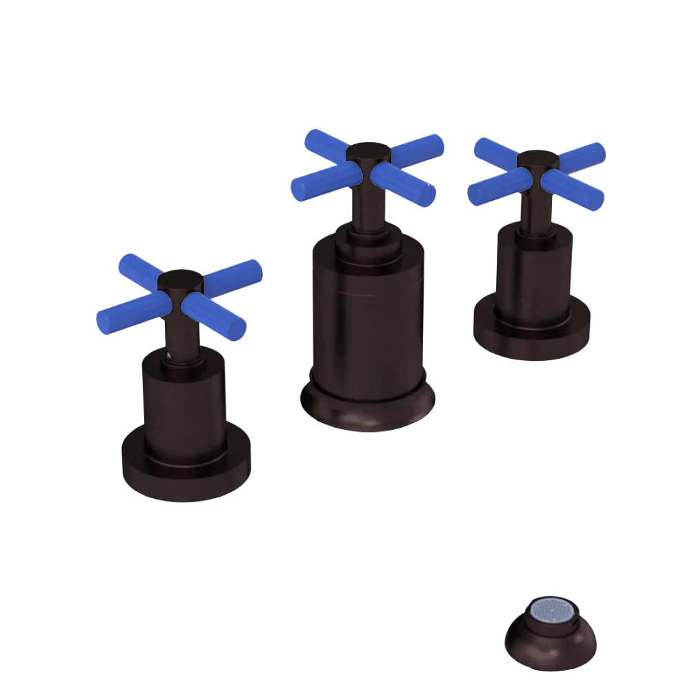 Rubinet Bidet Fitting with Spray, Diverter, and Vacuum Breaker (less drain) Oil Rubbed Bronze