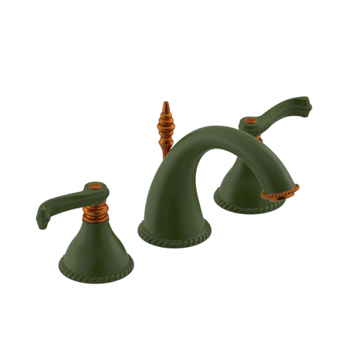 Rubinet Widespread Lav. Set. (less drain) Green Envy