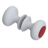 Rubinet Shower Door Knob (set) Matt White