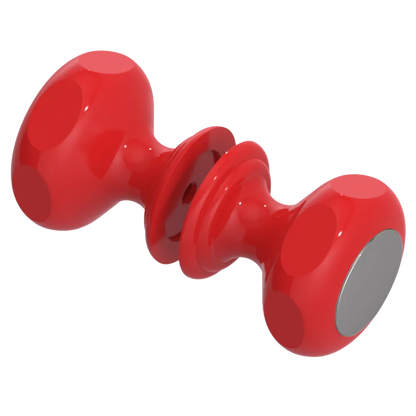 Rubinet Shower Door Knob (set) Red