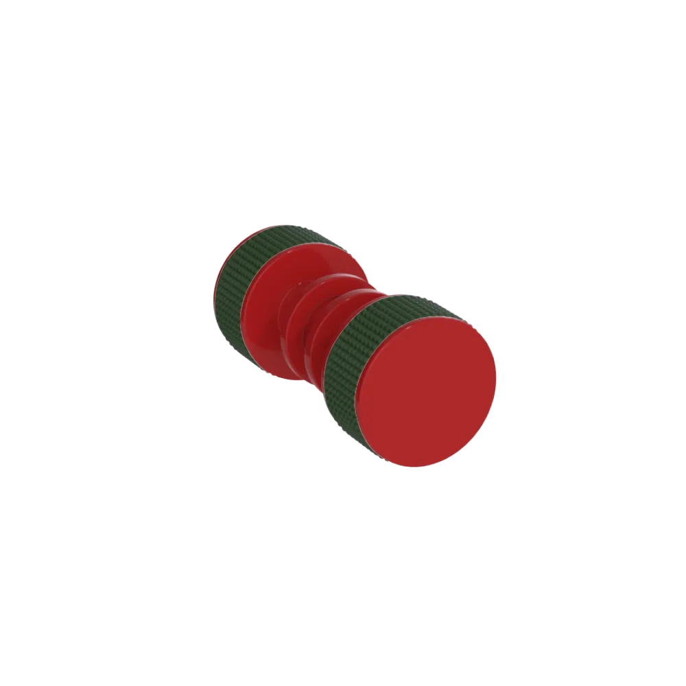 Rubinet Shower Door Knob (set) Red