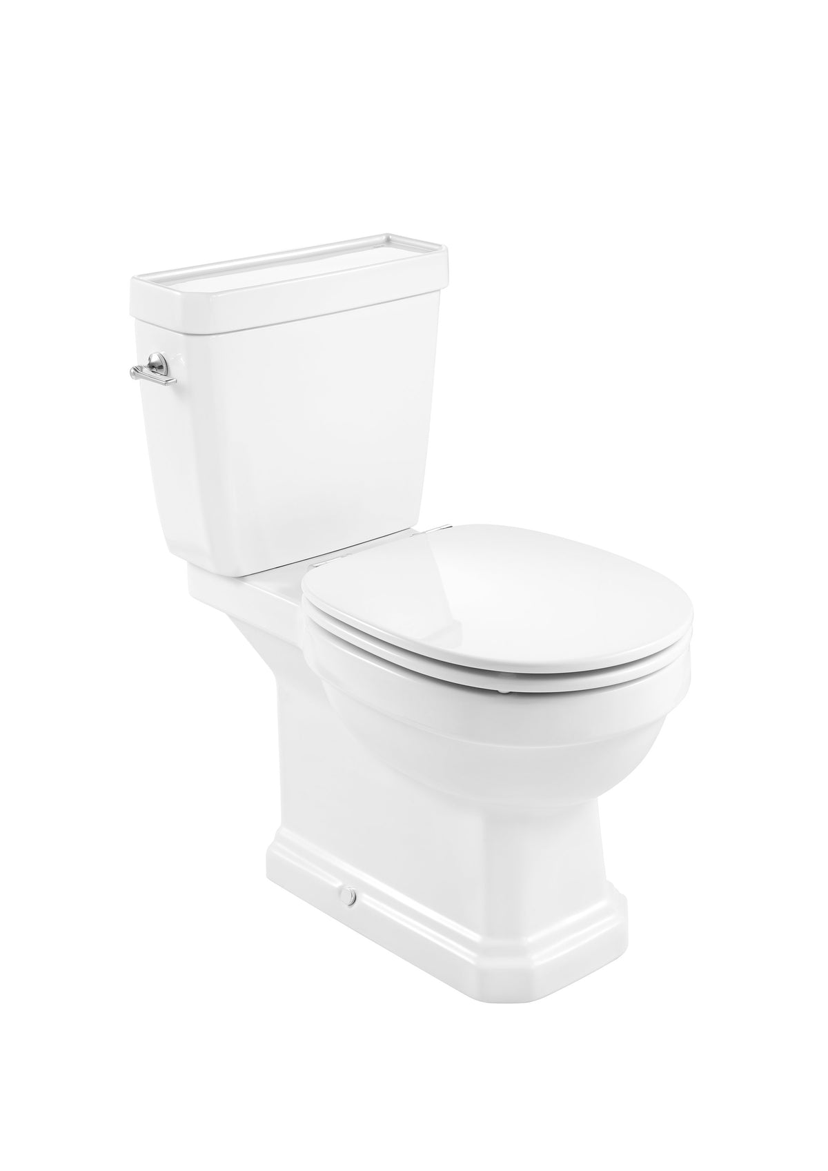 Roca Carmen Vitreous china two-piece Rimless toilet with dual outlet ( Bowl Only )