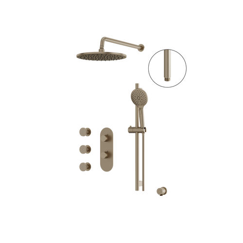 Aqua Brass SHOWERBOX SHOWERBOX03 3-WAY NON-SHARED