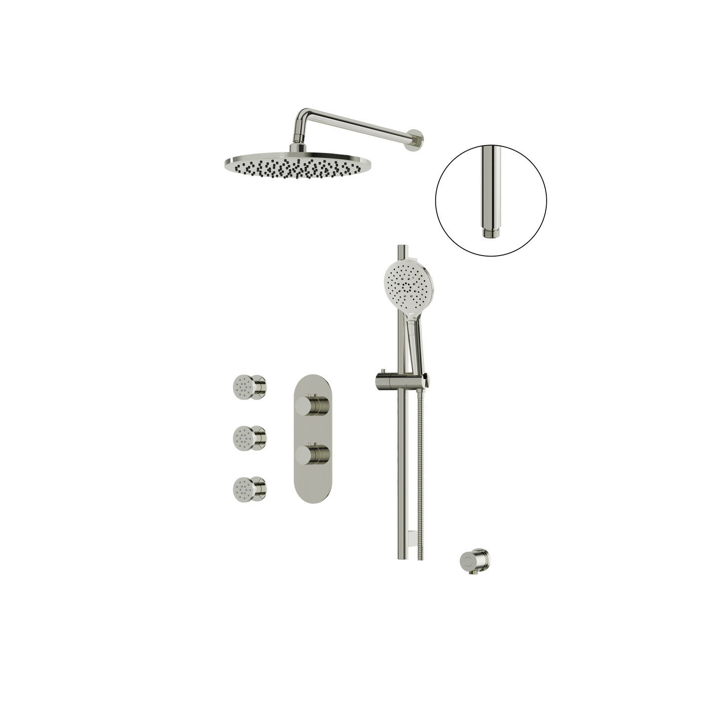 Aqua Brass SHOWERBOX SHOWERBOX03 3-WAY SHARED