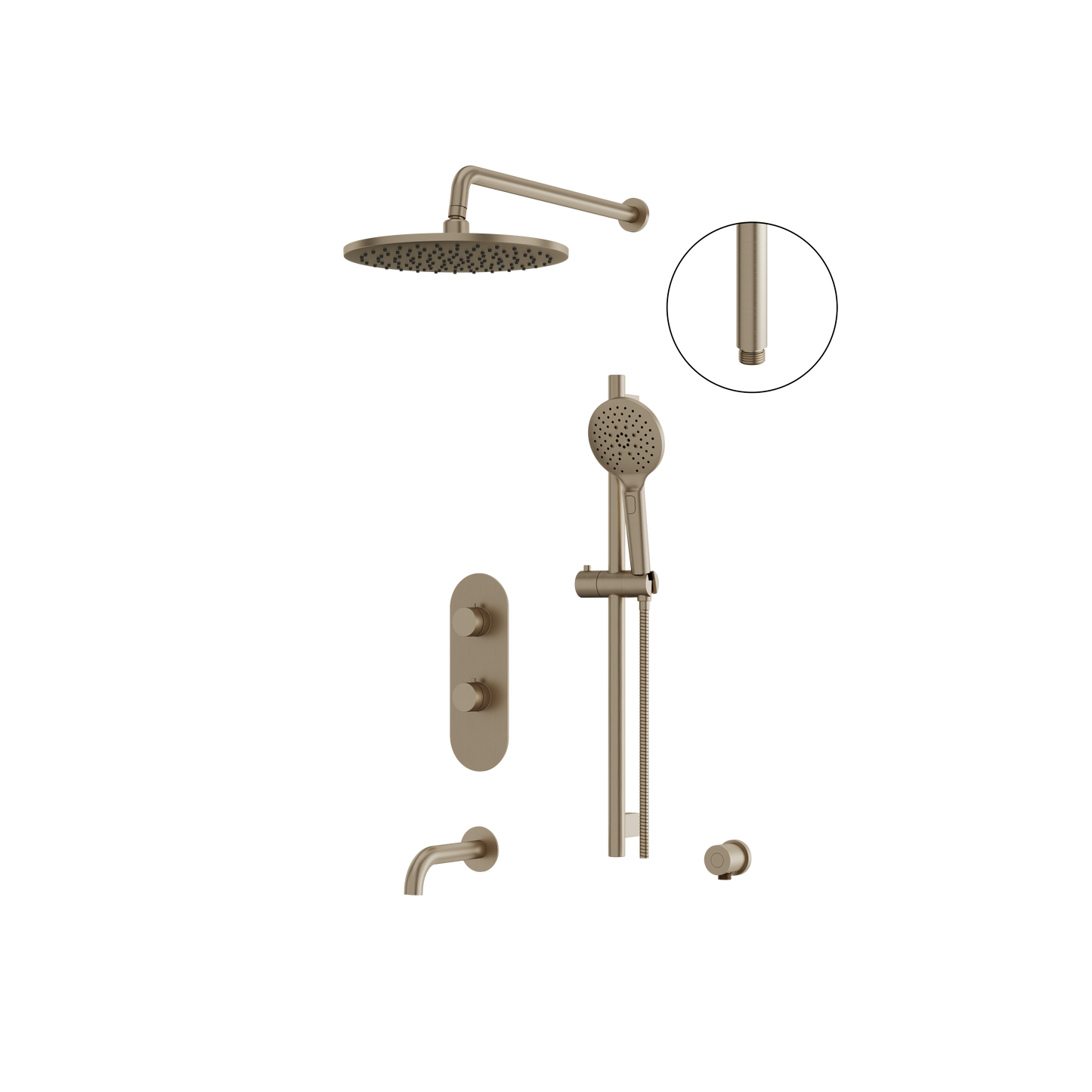 Aqua Brass SHOWERBOX SHOWERBOX02 3-WAY NON-SHARED