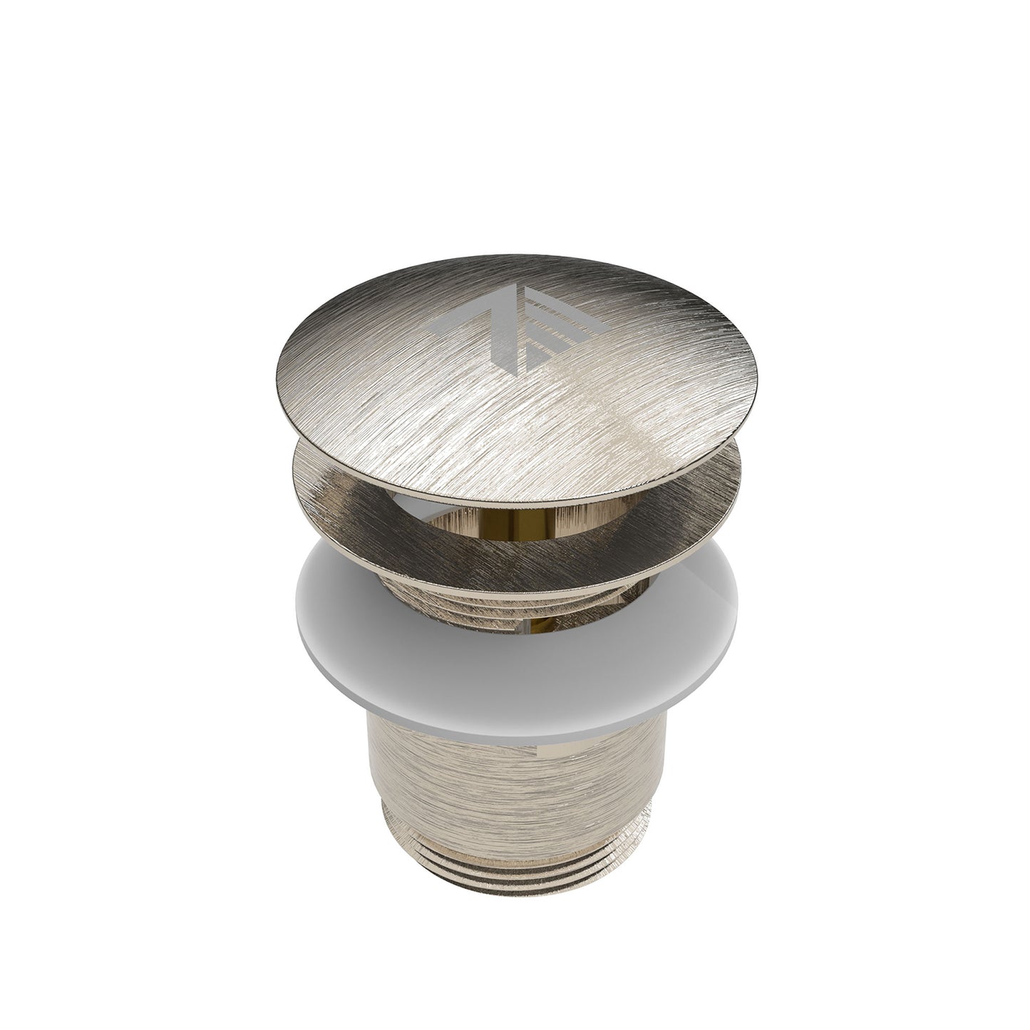 Zitta Bathtub drain brushed nickel