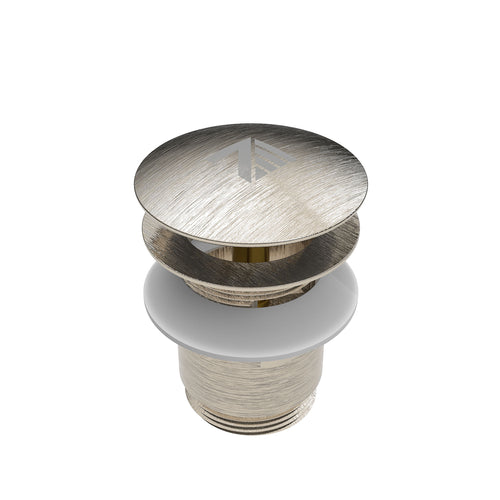 Zitta Bathtub drain brushed nickel