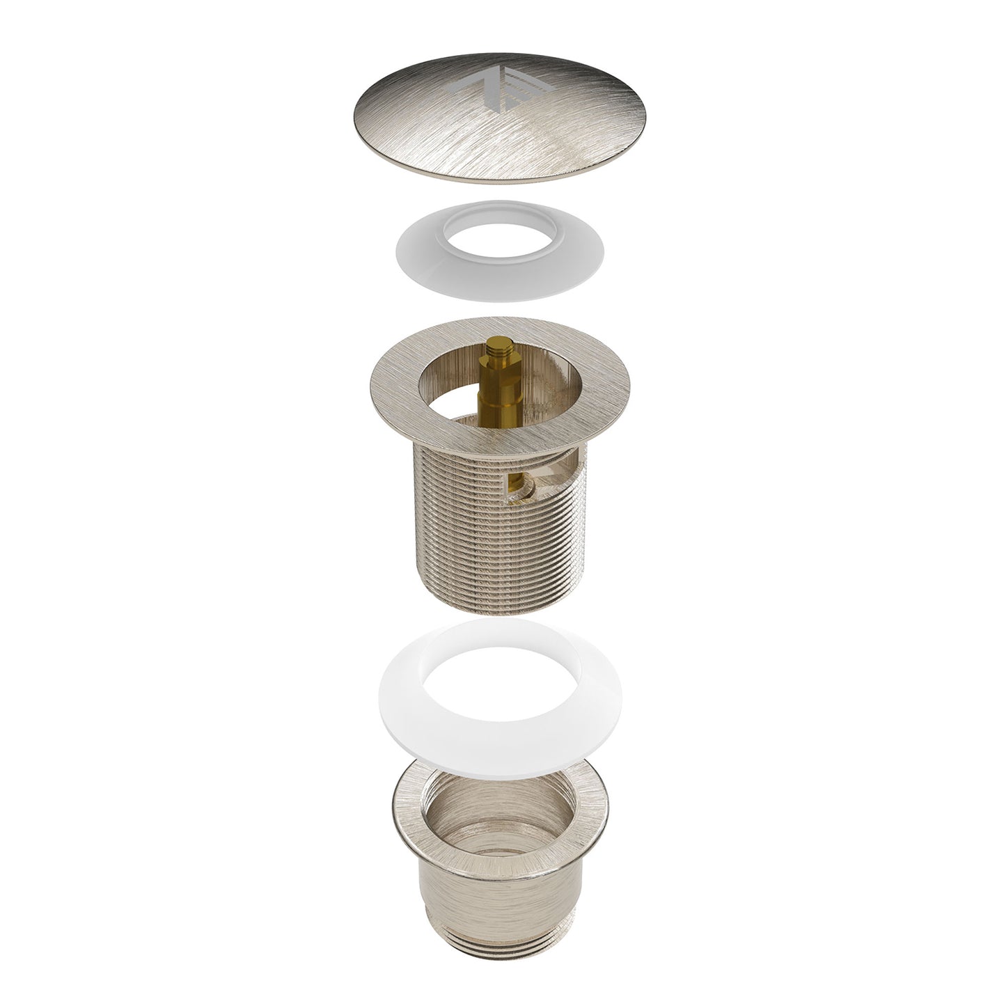 Zitta Bathtub drain brushed nickel