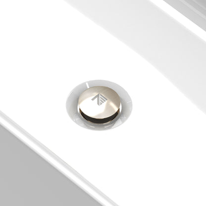 Zitta Bathtub drain brushed nickel