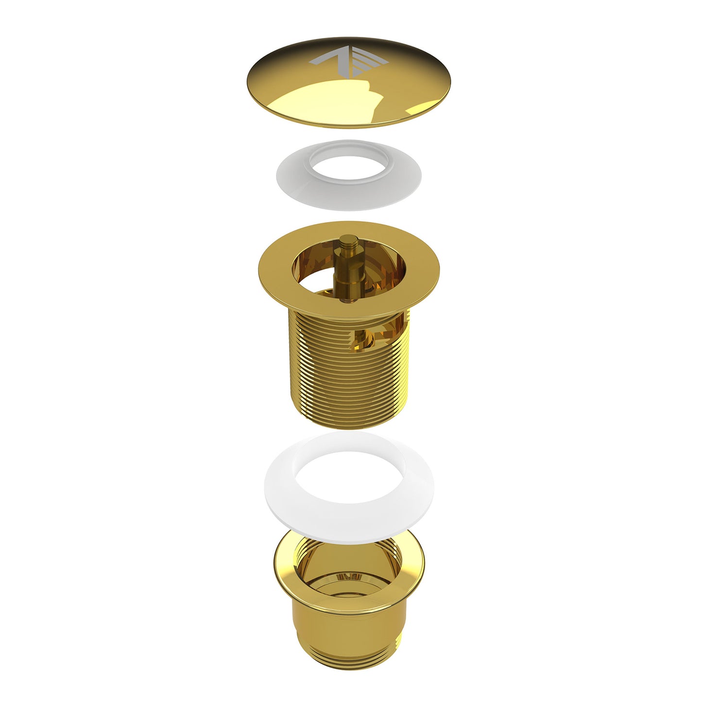 Zitta Bathtub drain 24K gold