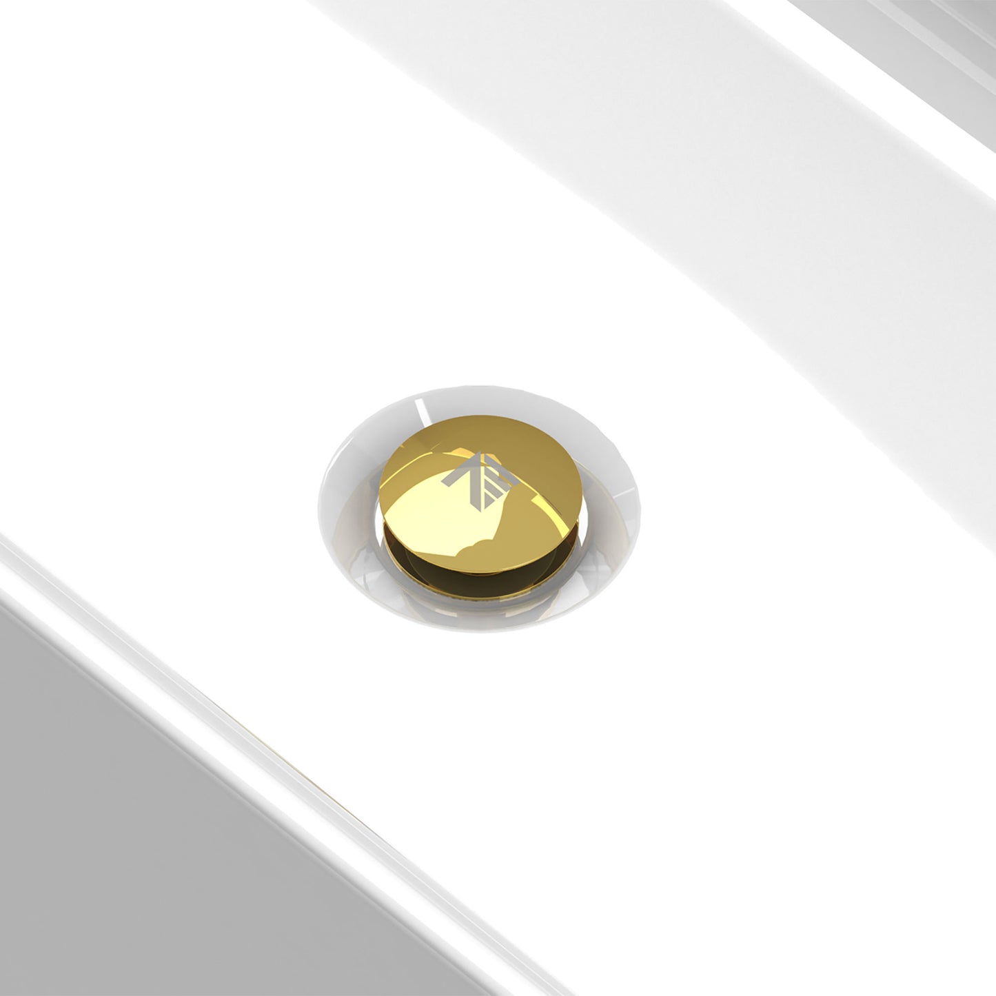 Zitta Bathtub drain 24K gold