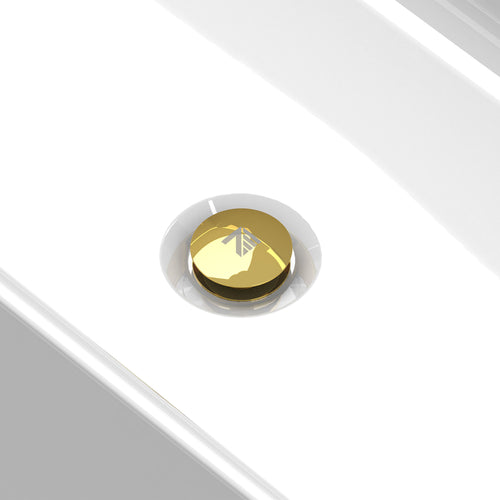 Zitta Bathtub drain 24K gold