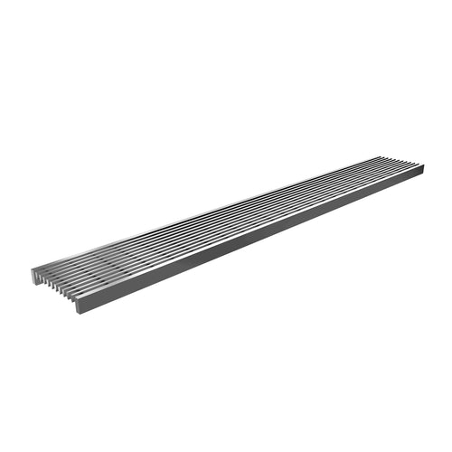 Zitta Linear stainless steel grate 24" linear pattern