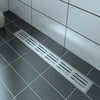Zitta Linear stainless steel grate 26" rectangular pattern