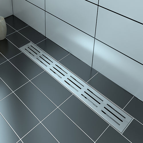 Zitta Linear stainless steel grate 26" rectangular pattern