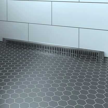 Zitta Complete stainless steel wall drain 30"