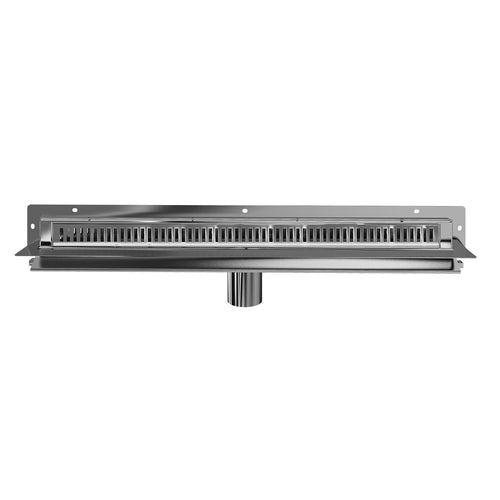Zitta Complete stainless steel wall drain 36"