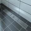 Zitta Linear stainless steel grate 36" linear pattern