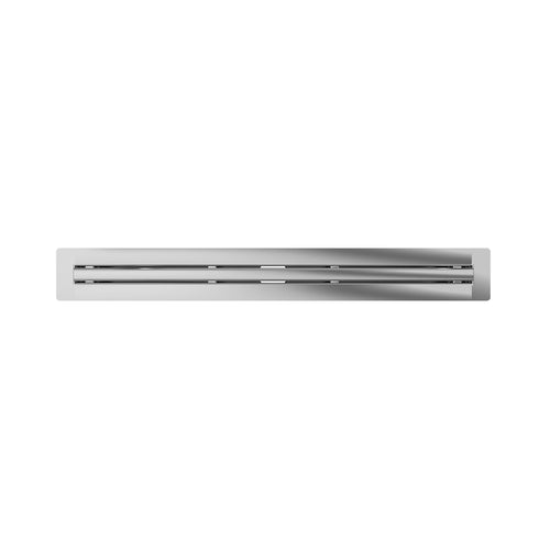 Zitta Complete stainless steel minimalist drain 60" inox