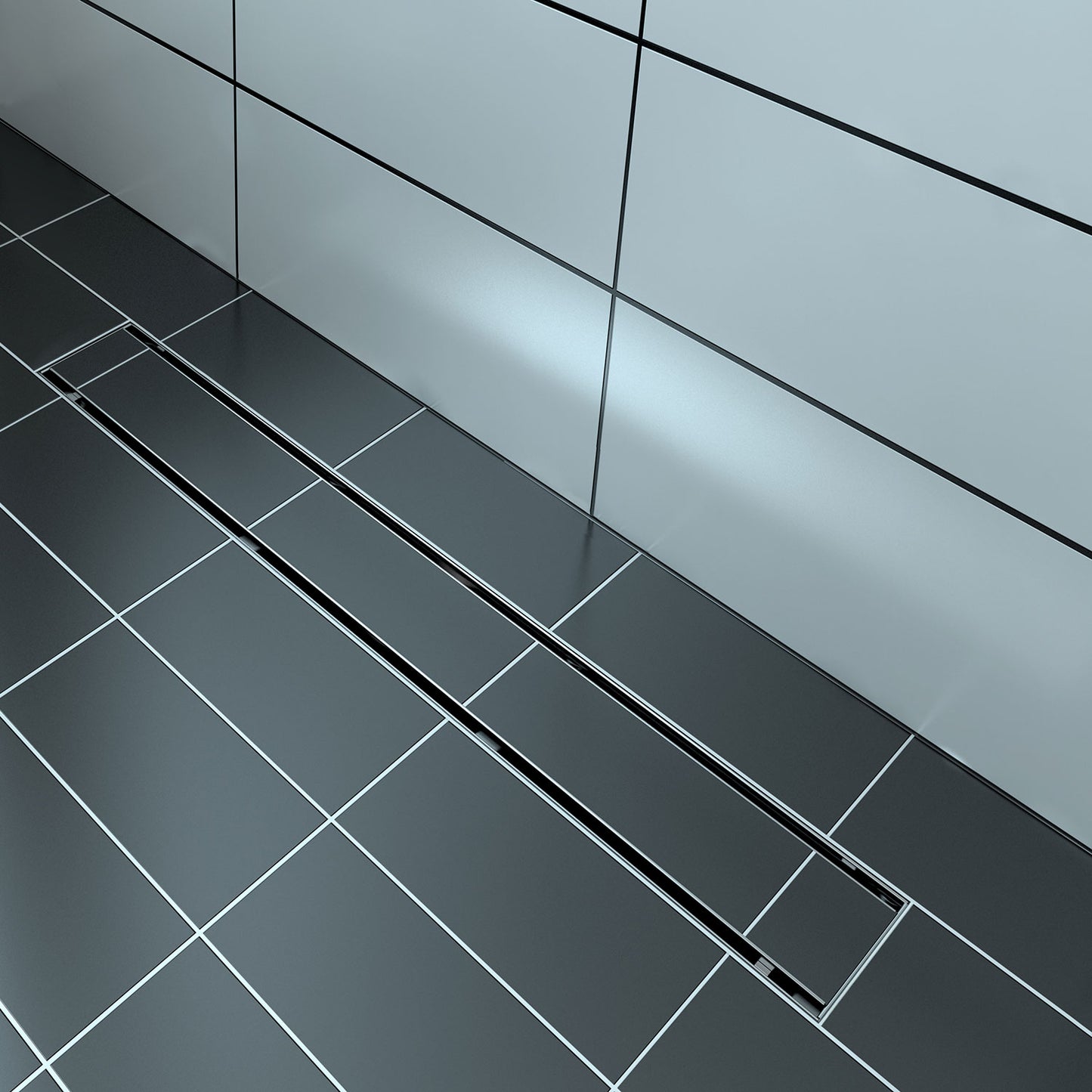 Zitta Linear stainless steel grate 60" reversible