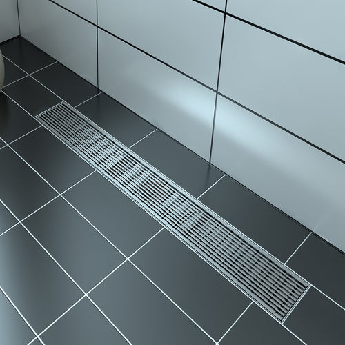 Zitta Linear stainless steel grate 60" linear pattern