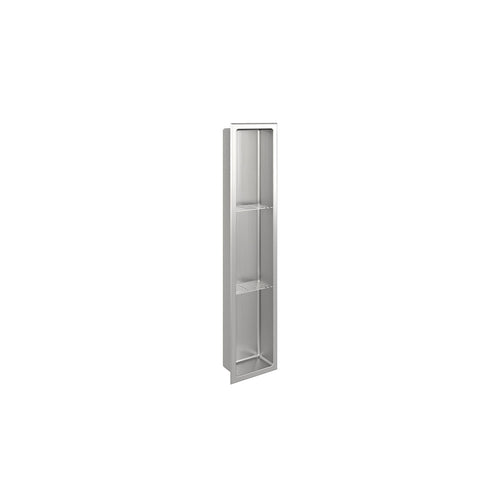 Zitta Brushed stainless steel niche 36" x 8"