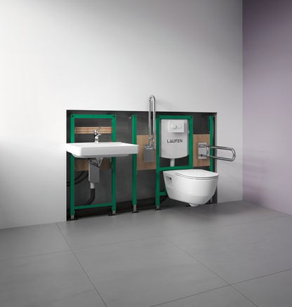Laufen Ineolink Slim 2 By 4 For WC And Shower WC In-Wall Toilet Carrier