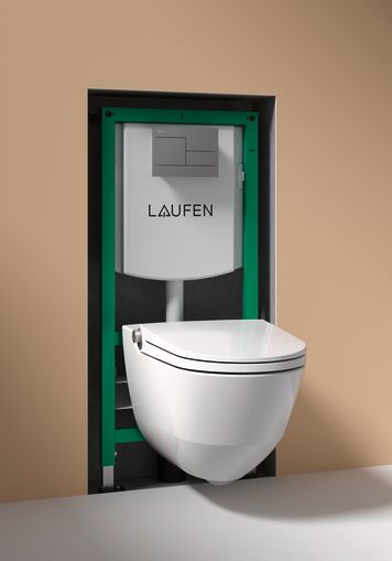 Laufen Ineolink Slim 2 By 4 For WC And Shower WC In-Wall Toilet Carrier