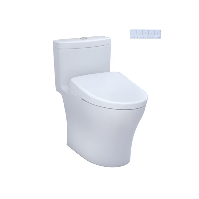 TOTO Washlet+ Aquia IV Dual Flush One-piece toilet -1.28 / 0.9 GPF - Golzar Home