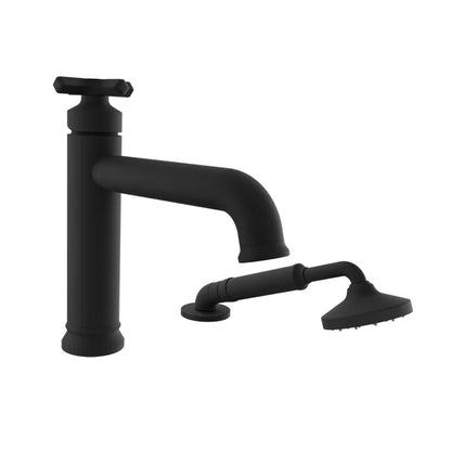 Baril 2-piece tub filler with hand shower