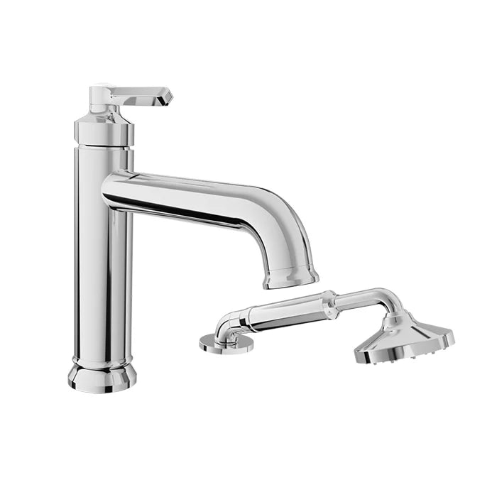 Baril 2-piece tub filler with hand shower