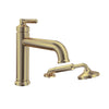 Baril 2-piece tub filler with hand shower