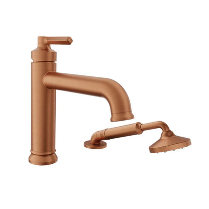 Baril 2-piece tub filler with hand shower