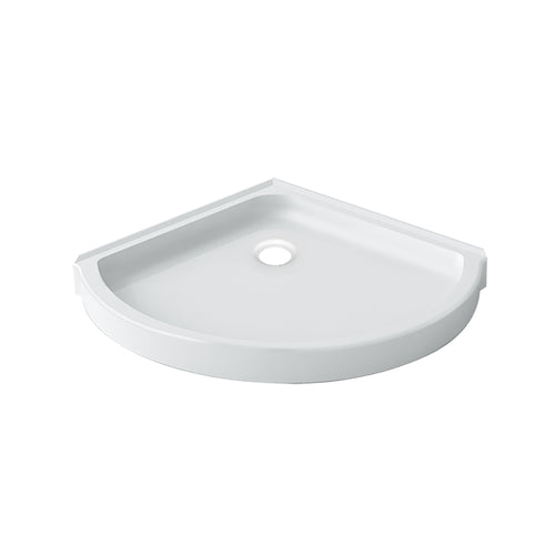 Zitta Shower base 36 x 36, in a corner, in glossy white