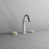 Baril 8" c/c lavatory faucet, drain included