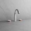 Baril 8" c/c lavatory faucet, drain included