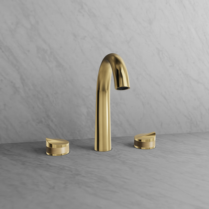 Baril 8" c/c lavatory faucet, drain included